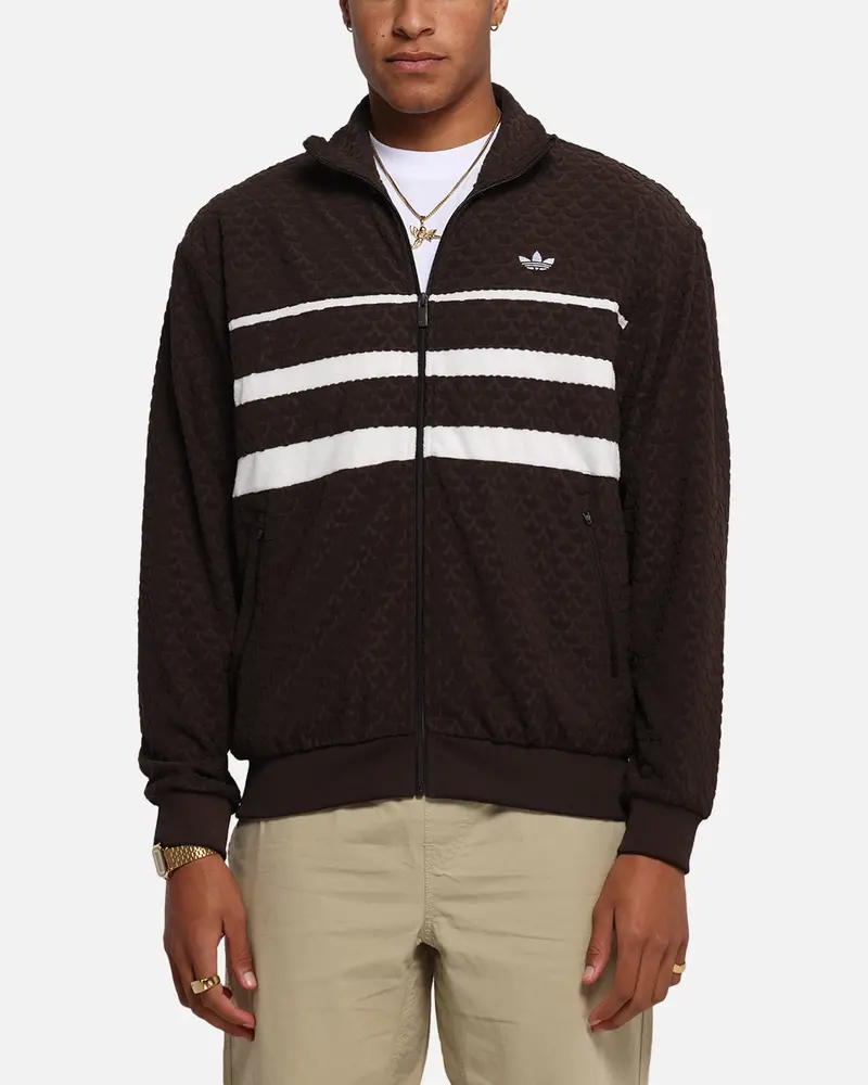 Adidas Monogram Track Top Jacket Dark Brown 1