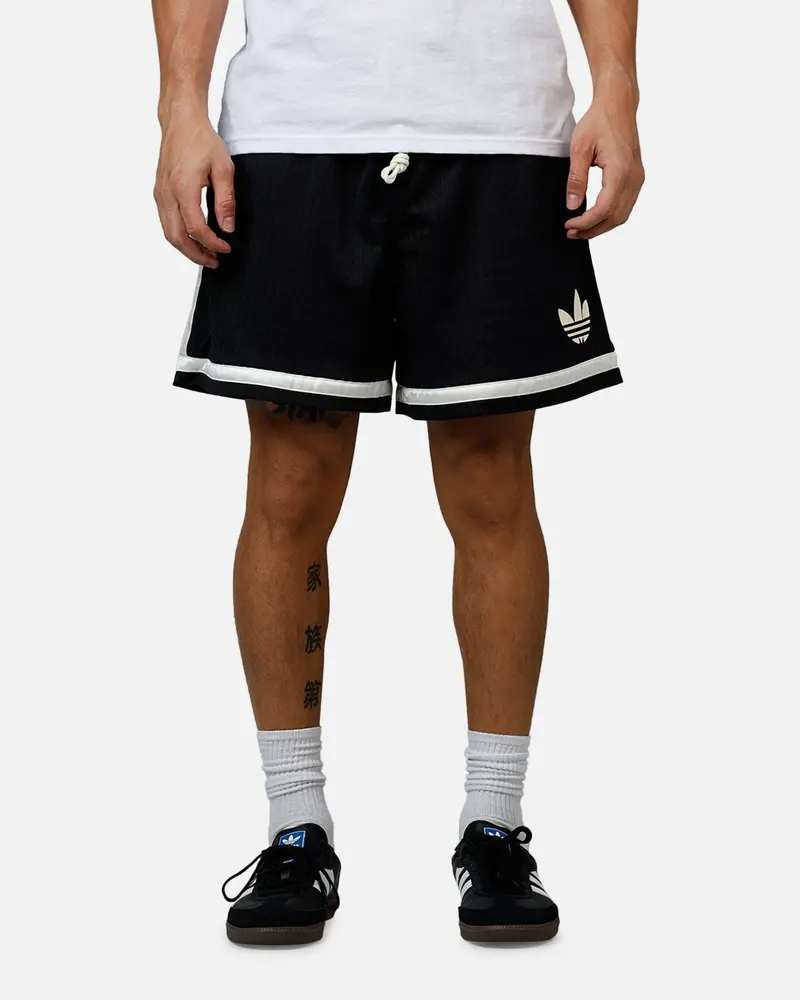 Adidas Originals Warp Basketball Knit Shorts Black 1
