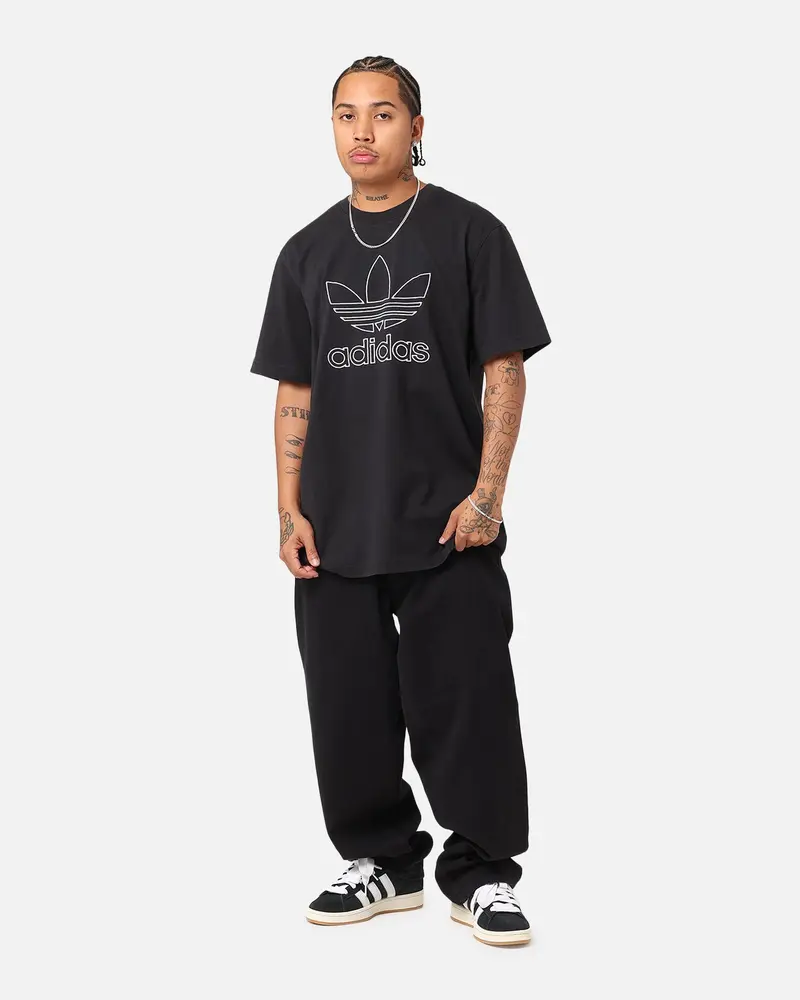 Adidas Outline Trefoil T-Shirt Black 2