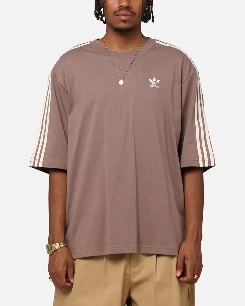 Adidas Oversized T-Shirt Brown 1
