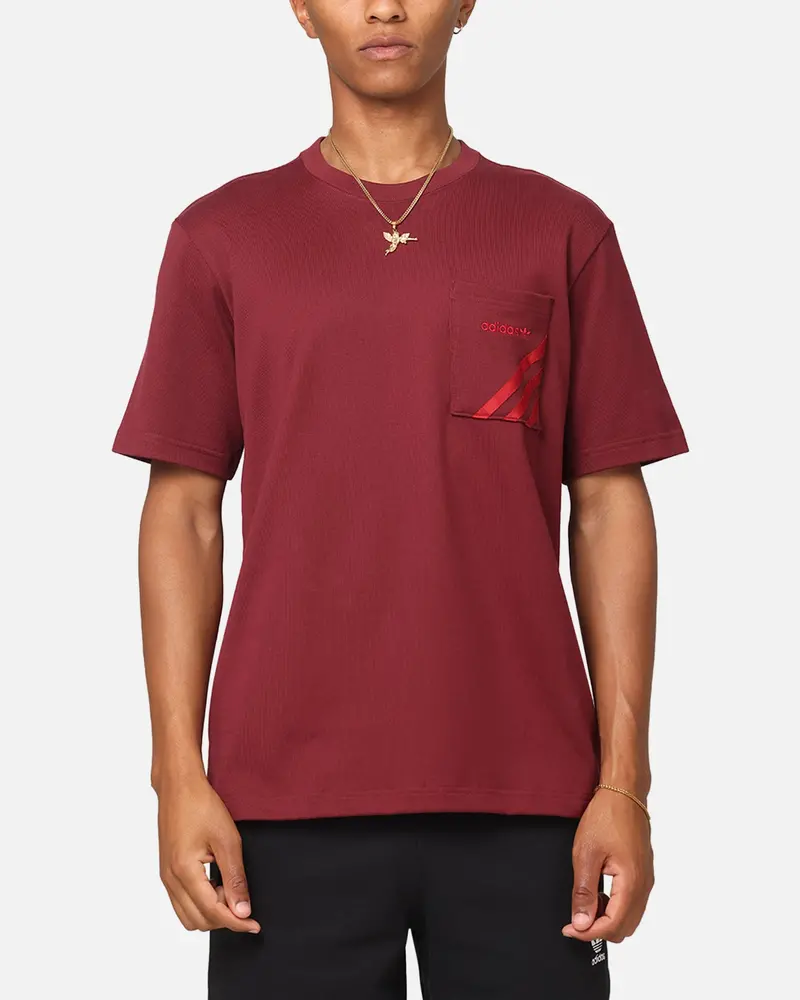 Adidas Pocket T-Shirt Shadow Red 1