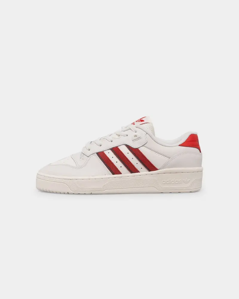 Adidas Rivalry Low Cloud White/Red 1