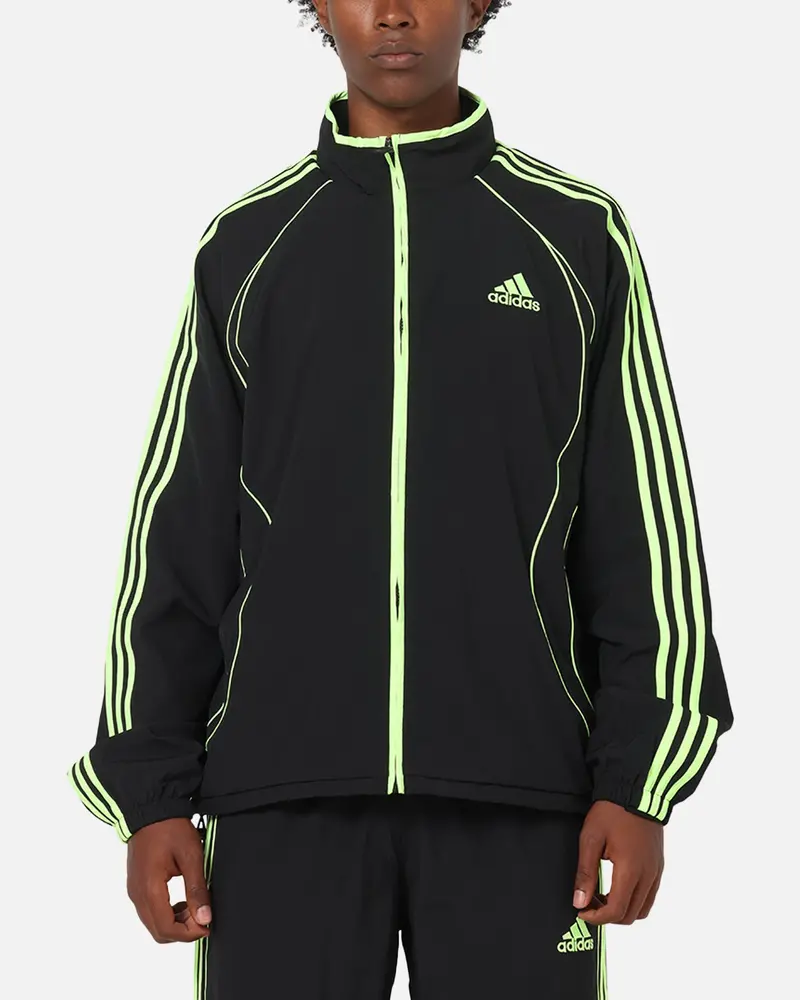 Adidas Teamgeist Adicolor Track Jacket Black/Green 1