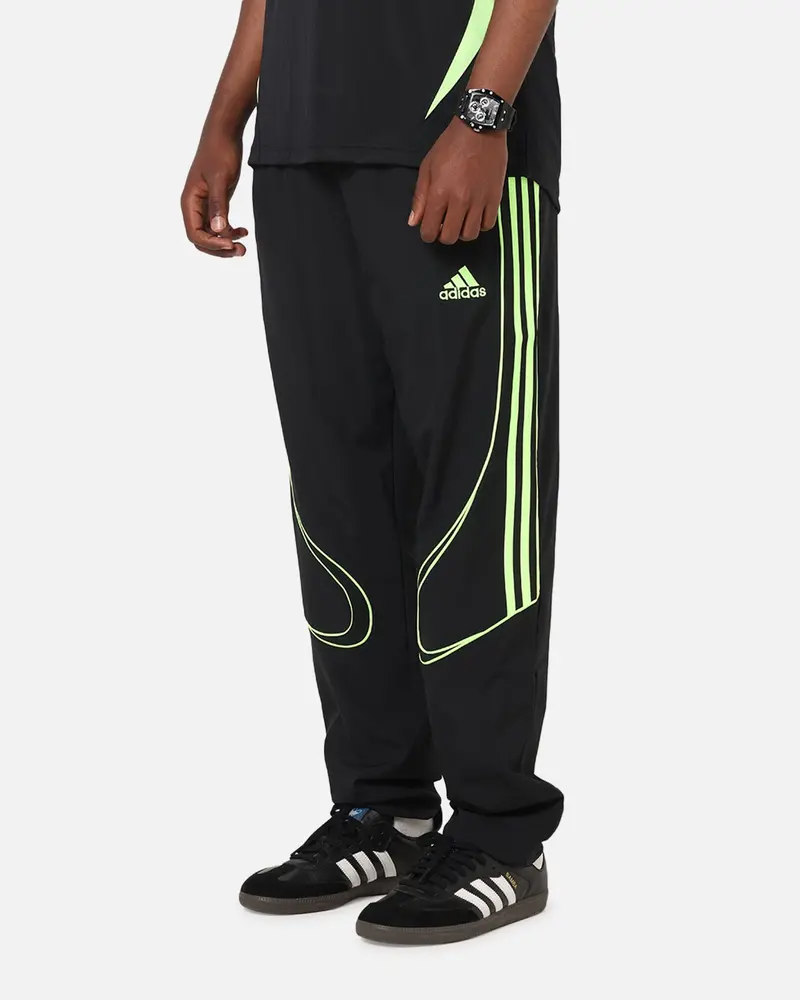 Adidas Teamgeist Adicolor Track Pants Black/Green 1