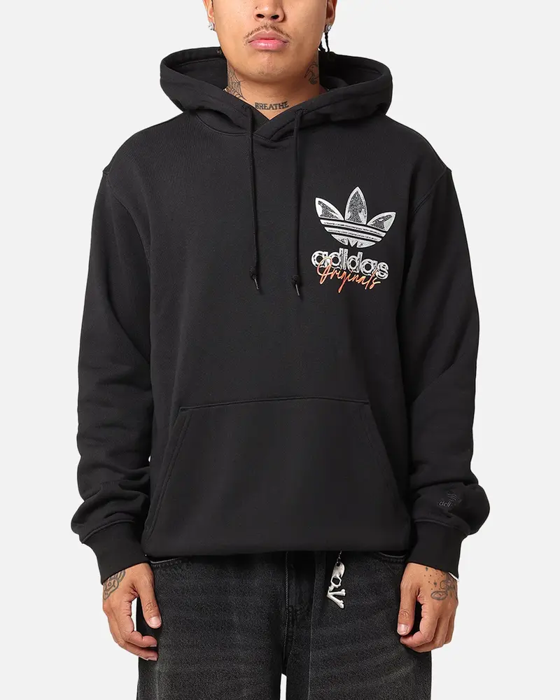 Adidas Trefoil Hoodie Black 1