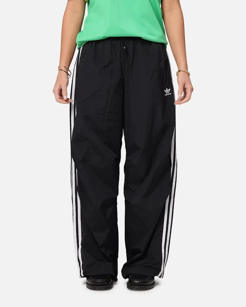 Adidas Women's 3-Stripes Parachute Pants Black 1