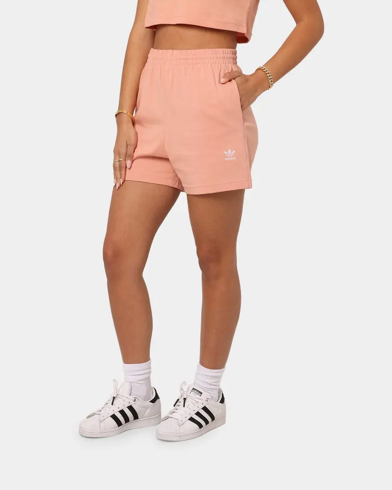Adidas Women's Adicolour Essentials Shorts Blush 1