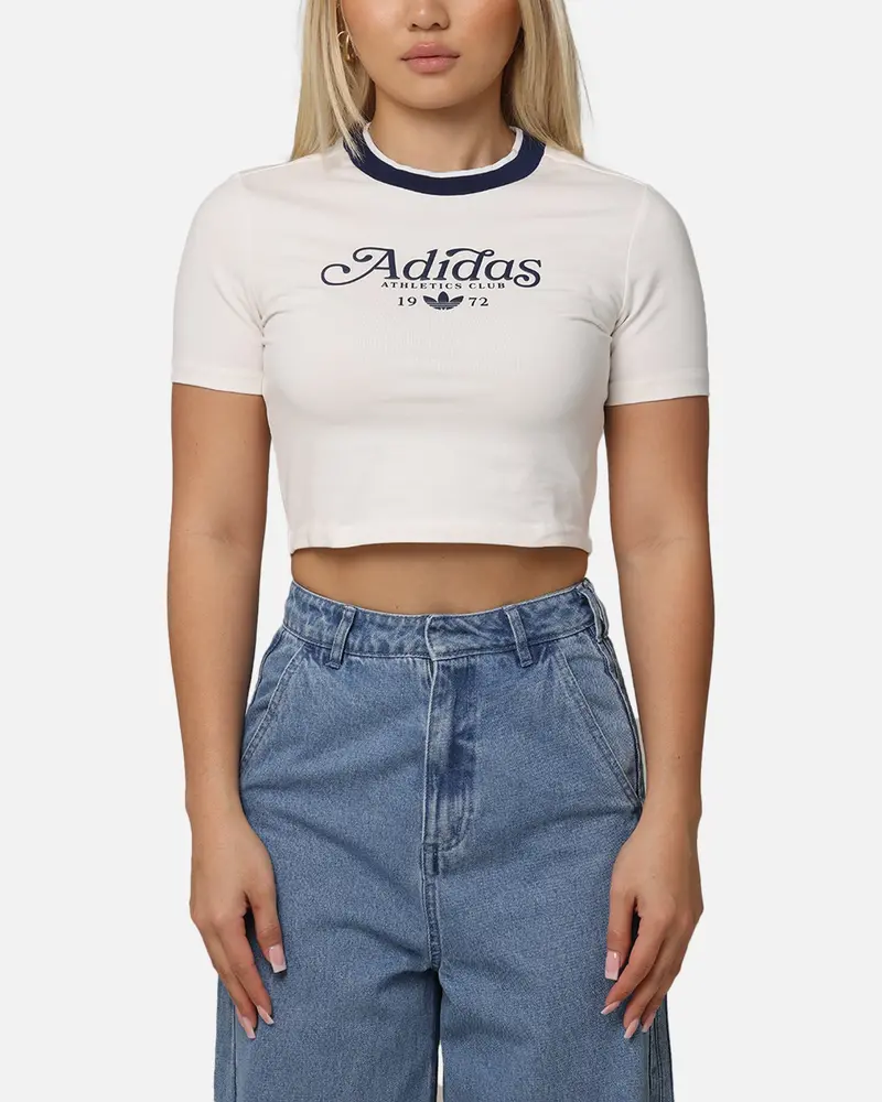 Adidas Women's Graphic Baby T-Shirt Cloud White 1