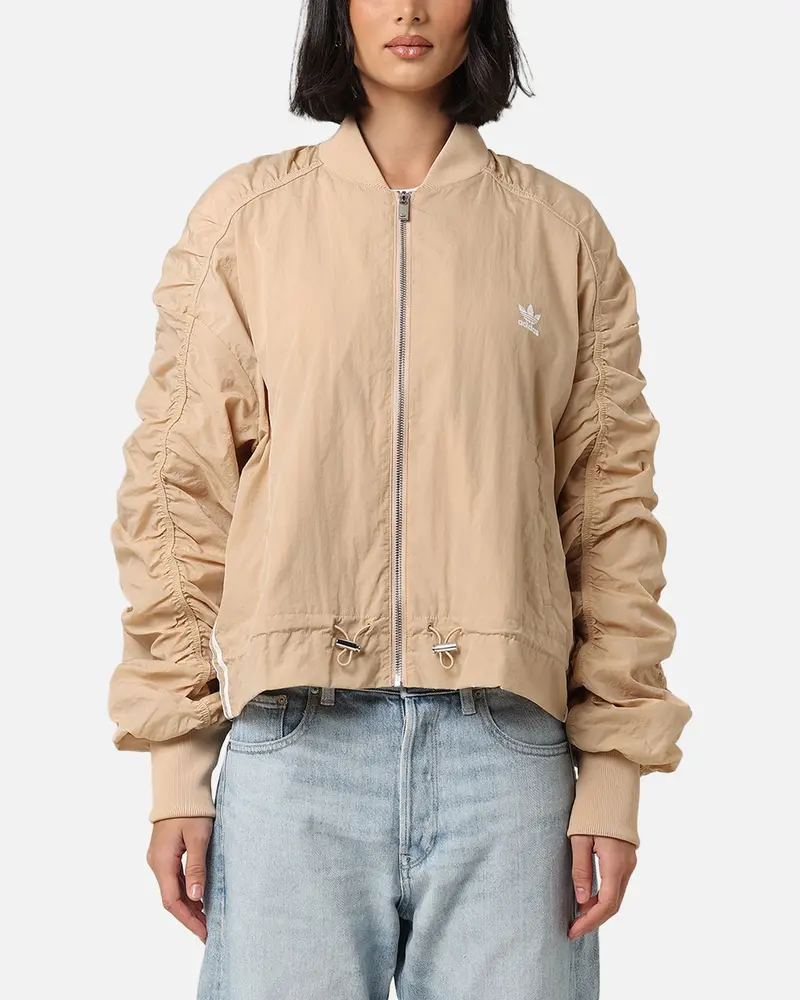 Adidas Women's Light Weight Bomber Jacket Magic Beige 1