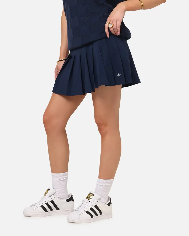 Adidas Women's Originals Pleated Skort Night Indigo 1