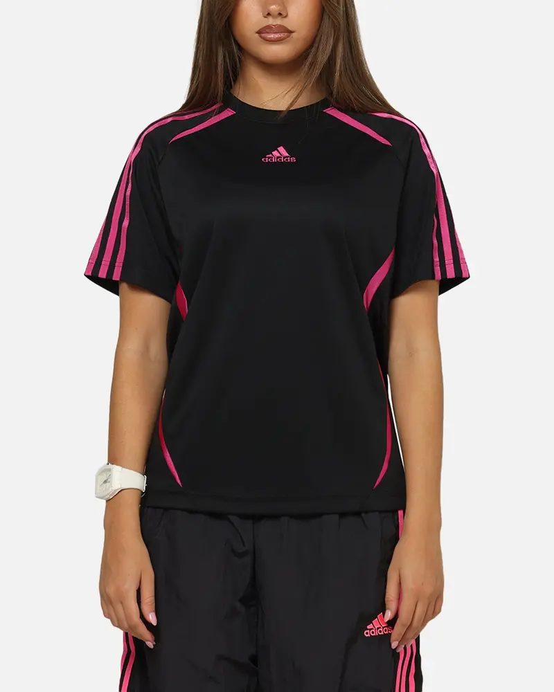 Adidas Women's Teamgeist T-Shirt Black/Pink 1