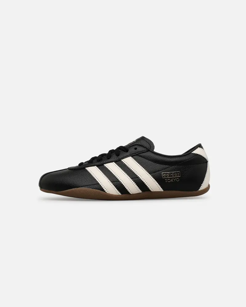 Adidas Women's Tokyo Leather Black/Gum 1