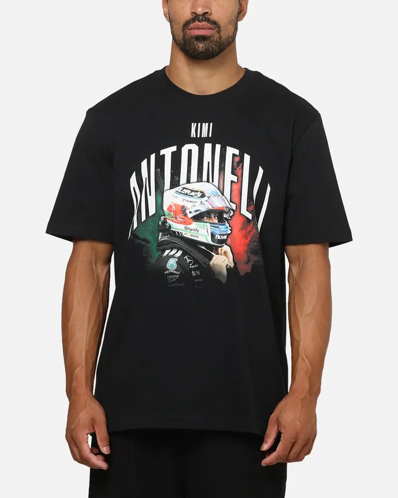 Adidas X Mercedes - Amg Petronas Formula 1 Team Kimi Antonelli Graphic T-Shirt Black 1