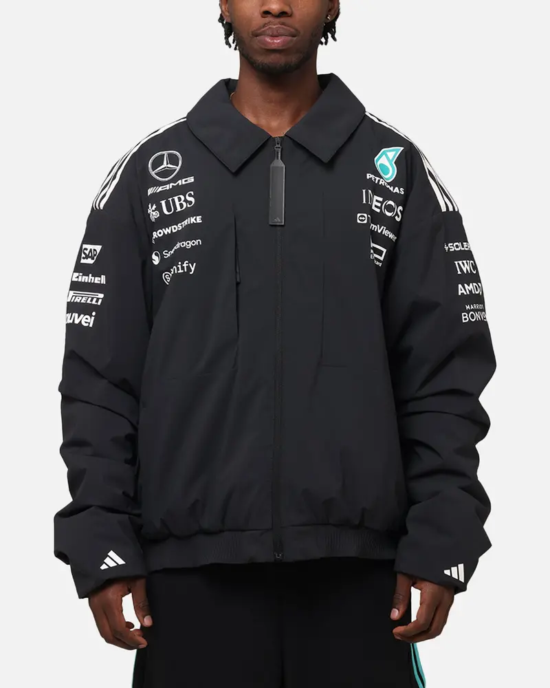 Adidas X Mercedes-Amg Petronas Formula One F1 2025 Team Jacket Black/White 1