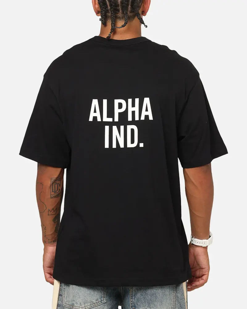 Alpha Industries Uniform Pocket A.I T-Shirt Black 1