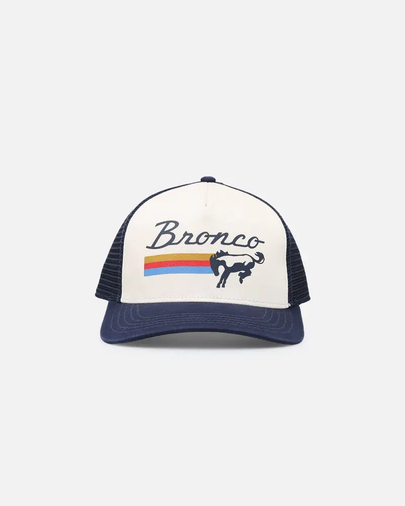 American Needle Sinclair Trucker Snapback Navy/Ivory 1