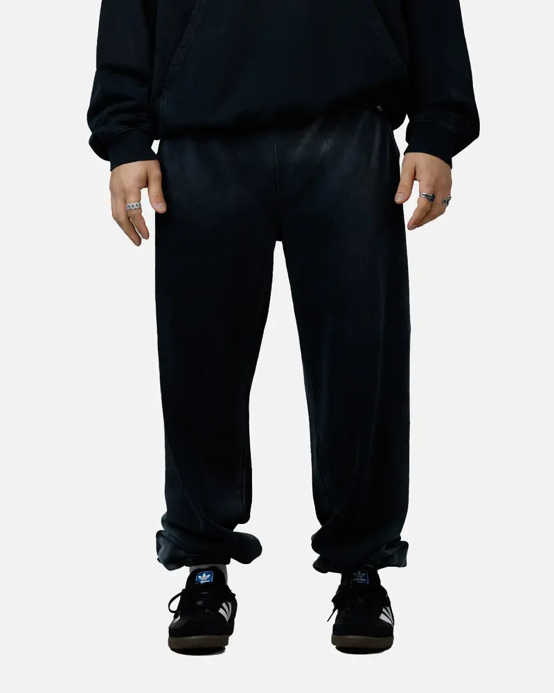 American Thrift Jogger Pants Washed Black 1