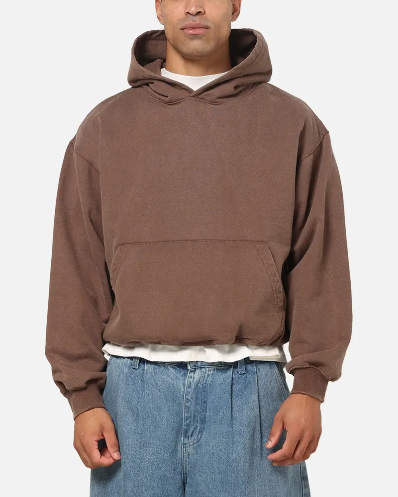American Thrift Pullover Hoodie Washed Brown 1