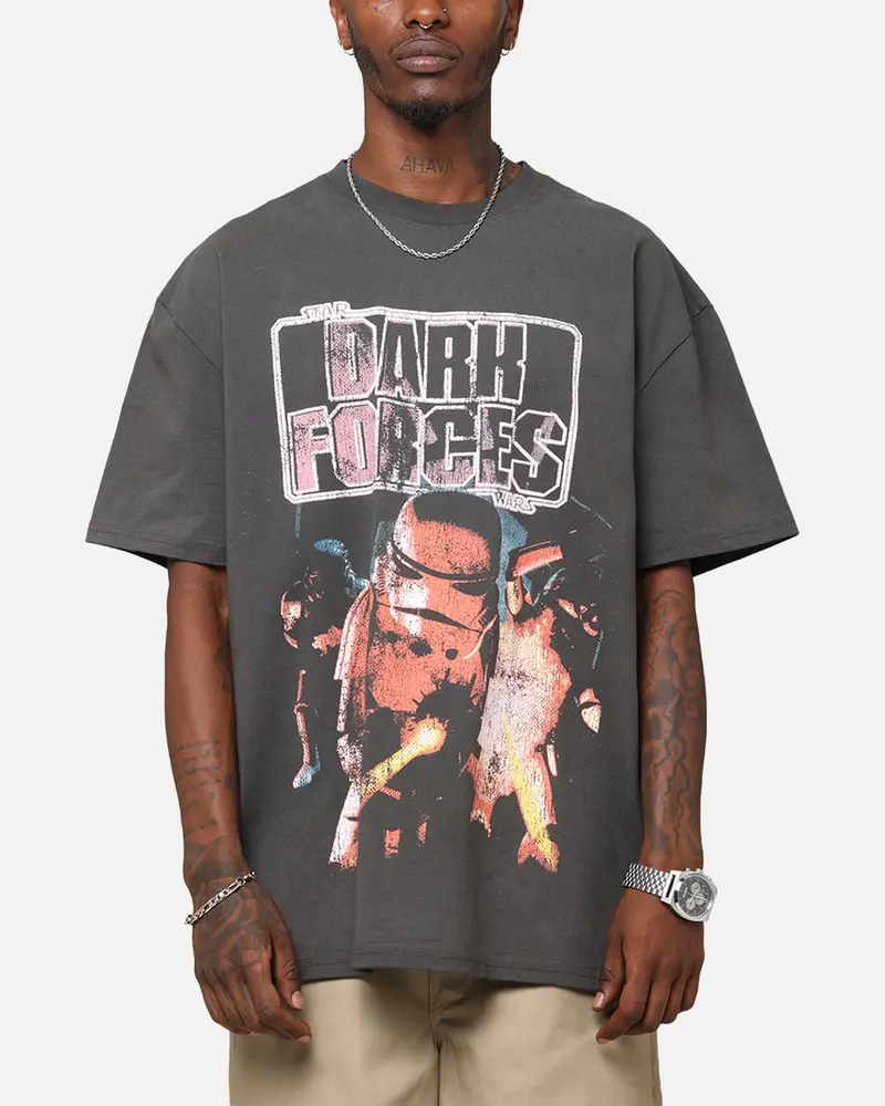 American Thrift Star Wars Battlefront Dark Forces Heavy T-Shirt Black Wash 1