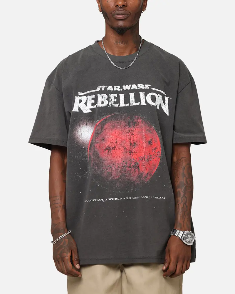 American Thrift Star Wars Battlefront Rebellion Heavy T-Shirt Black 1