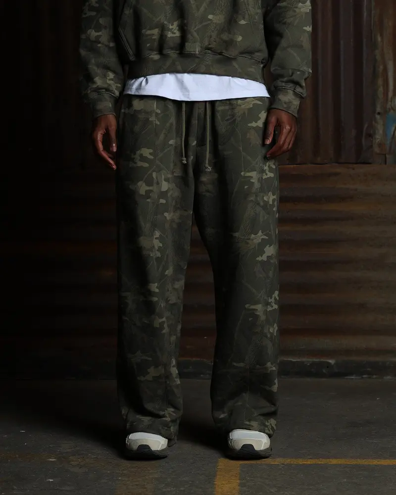 American Thrift Wide Leg Pants Camo 1