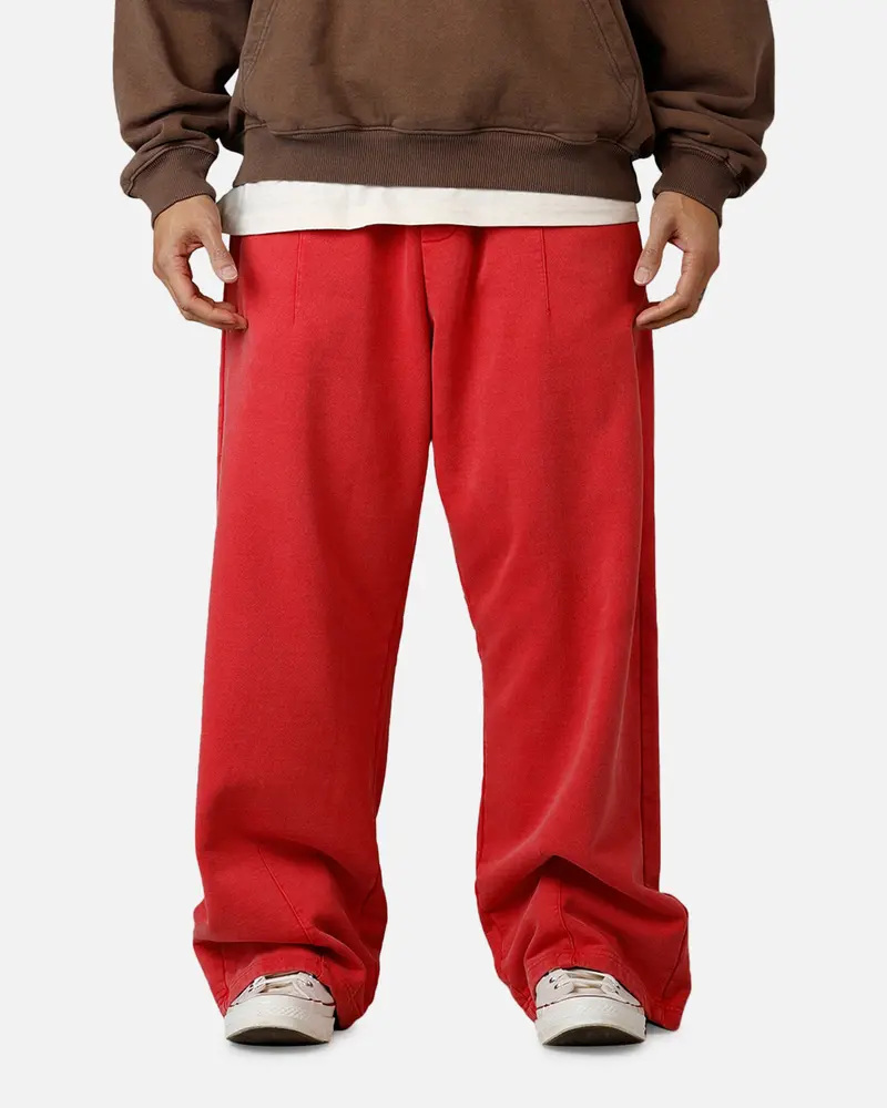American Thrift Wide Leg Pants Washed Red 1