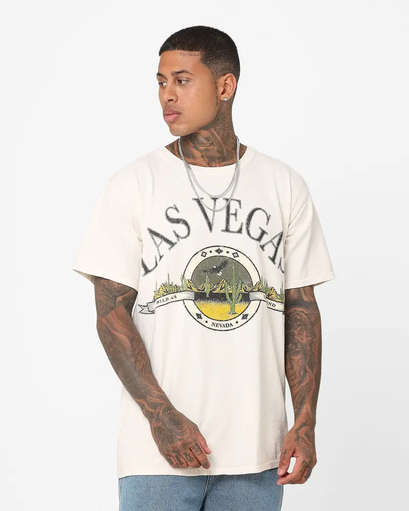 American Thrift Wild As The Wind Vintage T-Shirt Off White 1