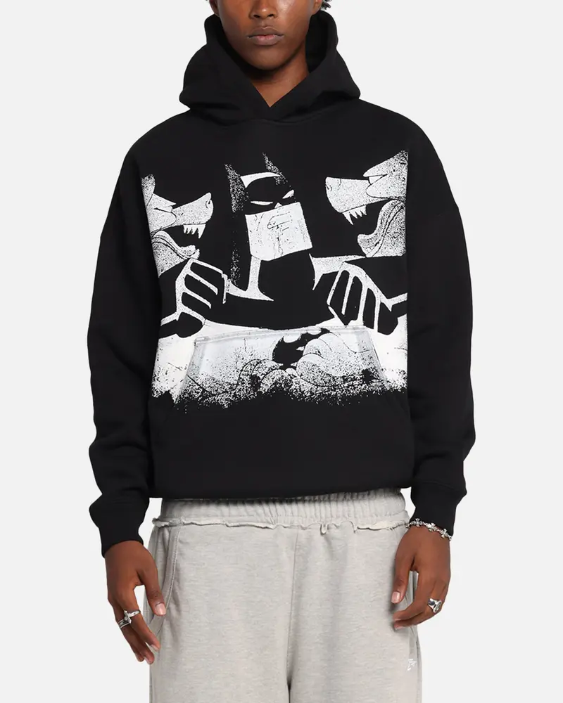 American Thrift X Dc Batman The Animated Premium Hoodie Black 1