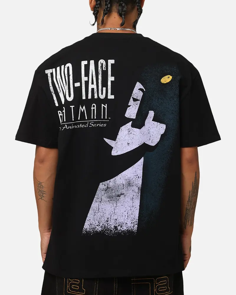 American Thrift X Dc Batman Two Face Heavy T-Shirt Black 1
