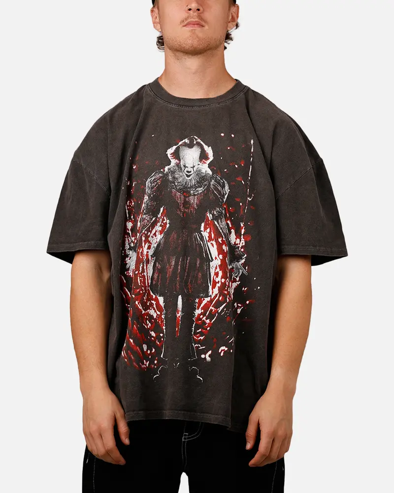 American Thrift X It 'Horror Classics' The Dead Lights Heavyweight T-Shirt Black Wash 1