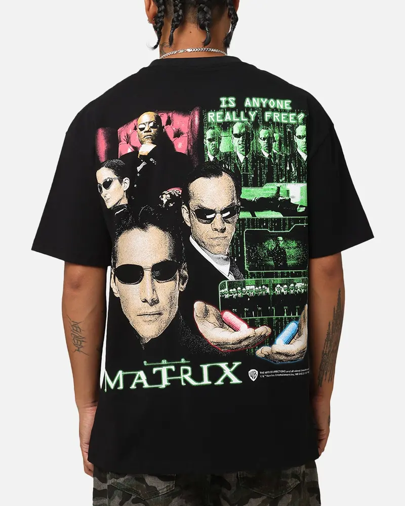 American Thrift X The Matrix Pills Heavy T-Shirt Black 1