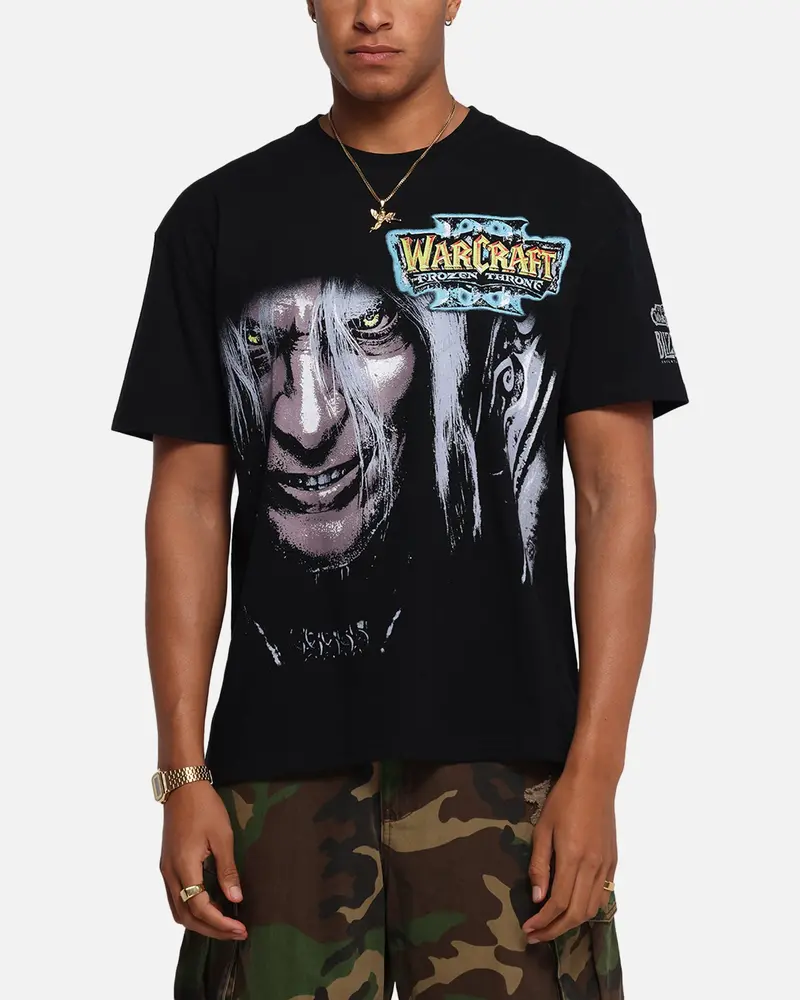 American Thrift X Warcraft Iii: The Frozen Throne Heavy T-Shirt Black 1