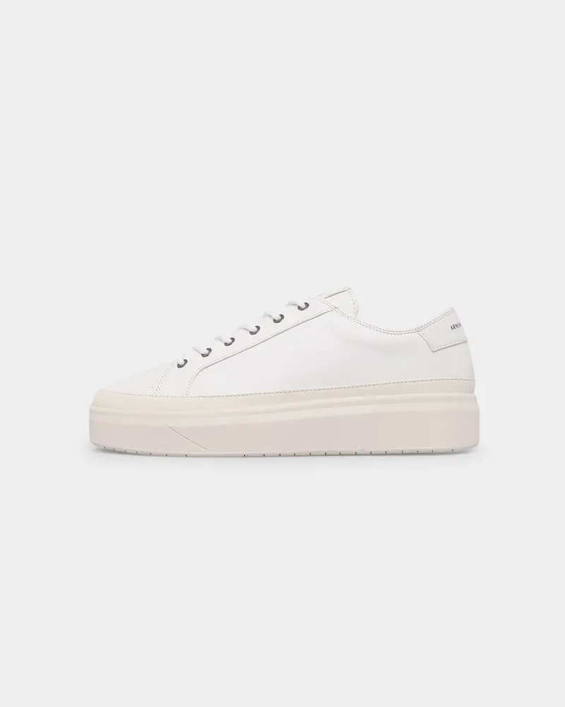 Armani Exchange Milano Shoes White 1