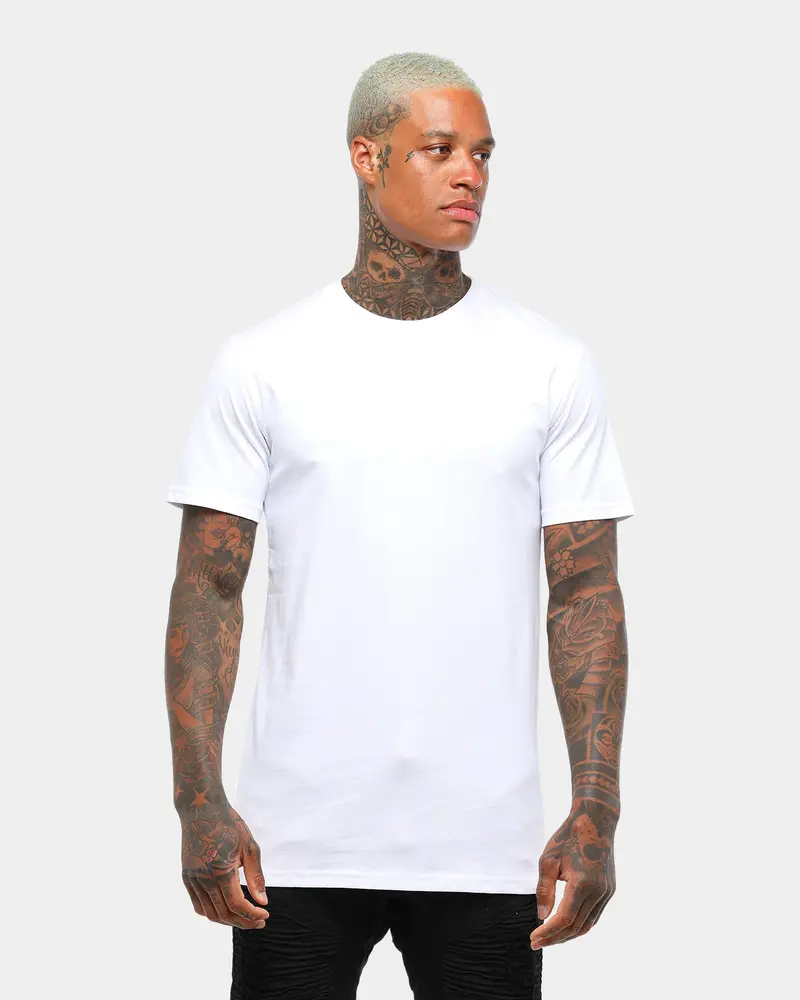 As Colour Plain Staple T-Shirt White 1