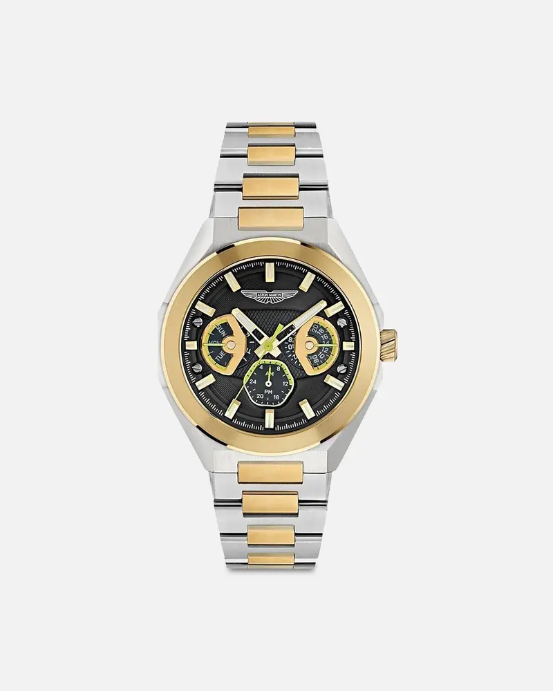 Aston Martin Tks Two Tone Bracelet Watch Black 1