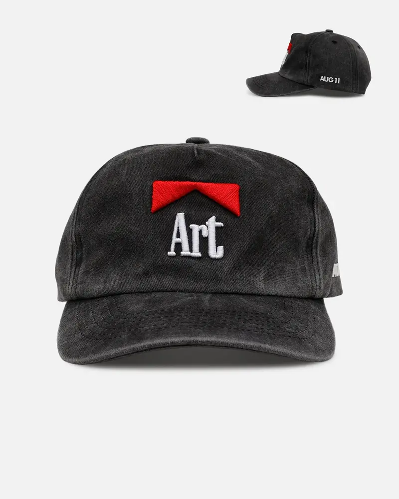 Aug11 Art Snapback Washed Black 1