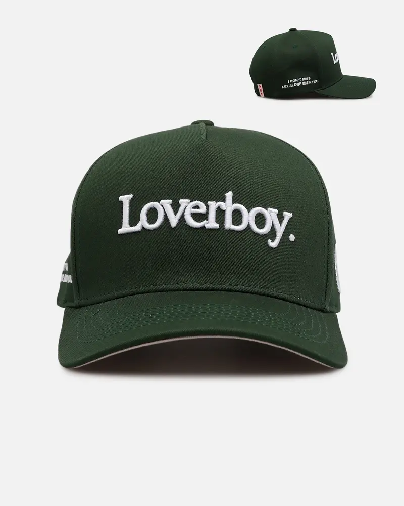 Aug11 Loverboy Snapback Dark Green 1