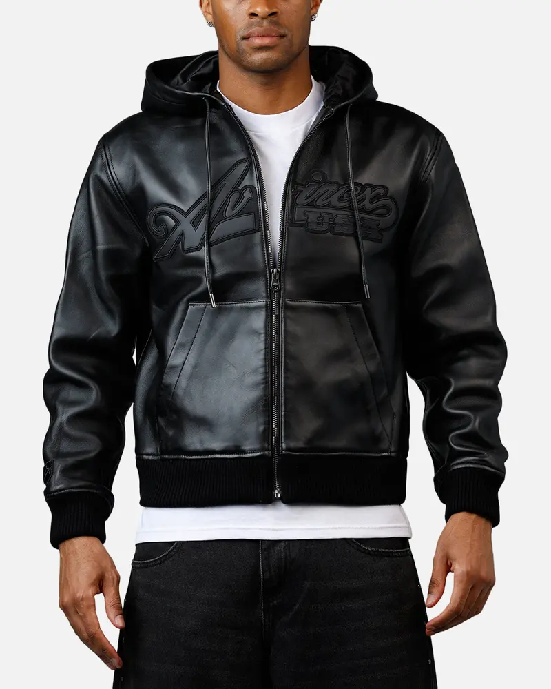 Avirex Napa Hoodie Black/Black 1