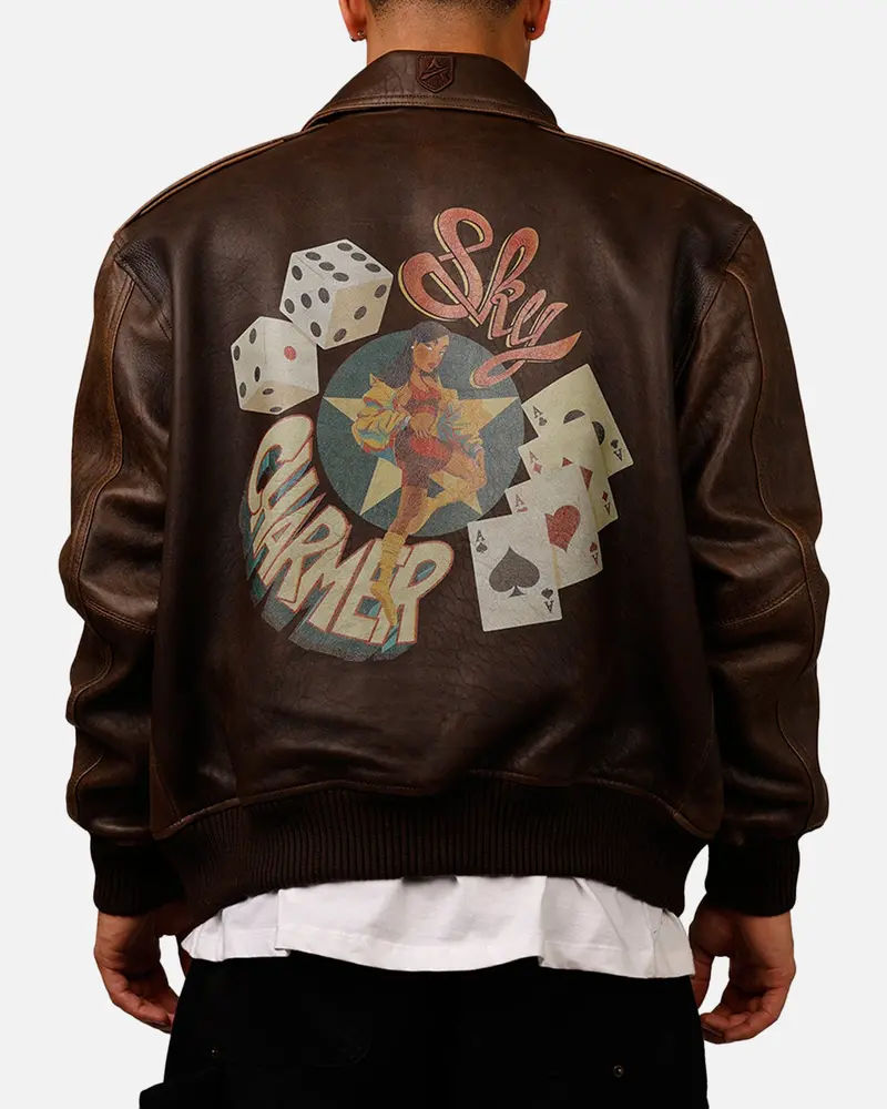 Avirex Sky Charmer Jacket Vintage Brown 1