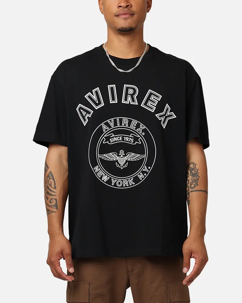 Avirex Stadium T-Shirt Black 1