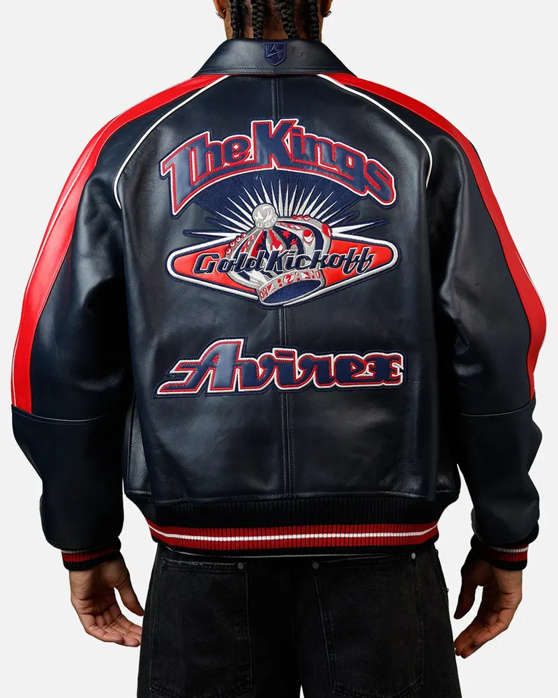 Avirex The Kings Jacket Navy/Red 1