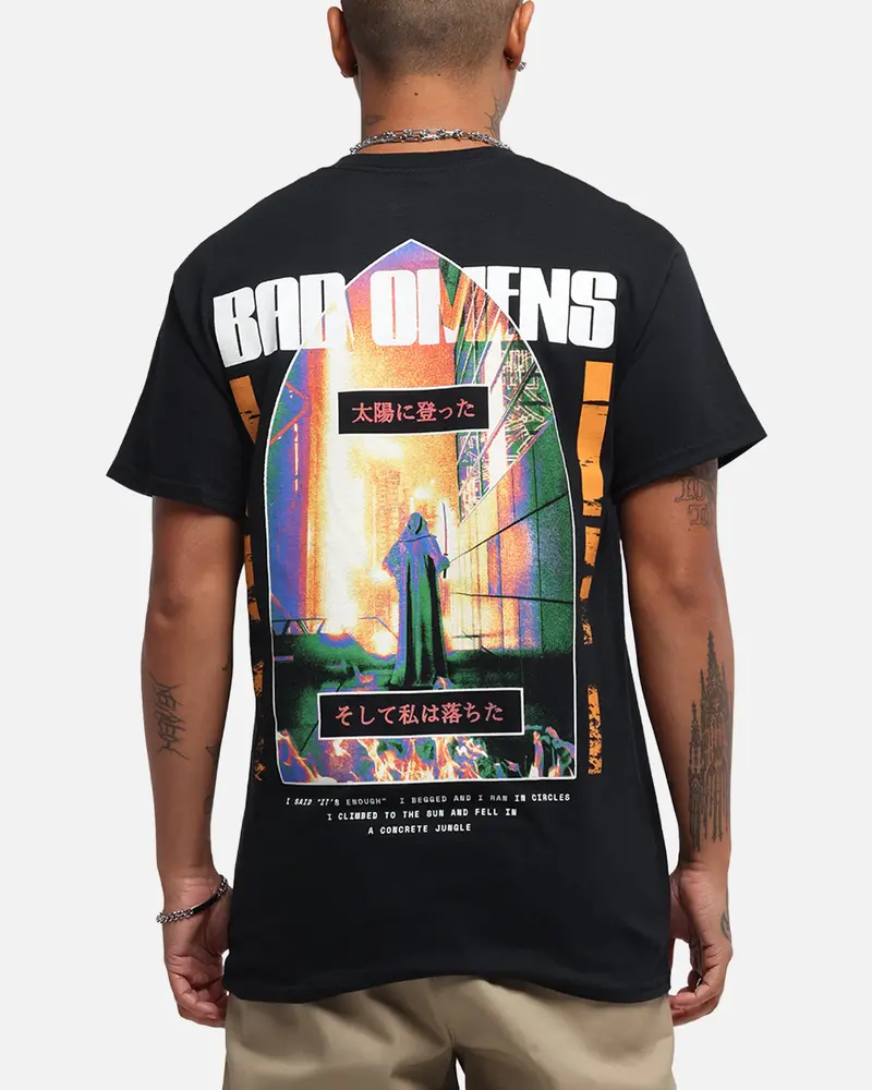 Bad Omens Concrete Jungle T-Shirt Black 1