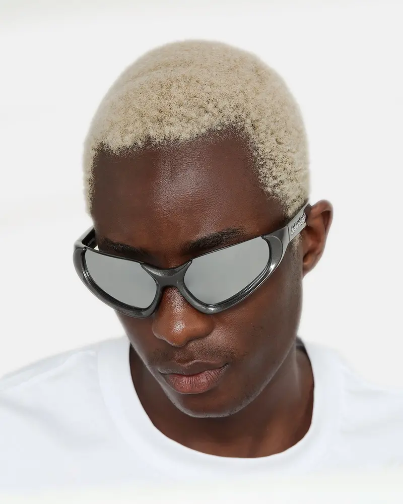 Balengiaga Bb0202s002 Sunglasses Silver 1