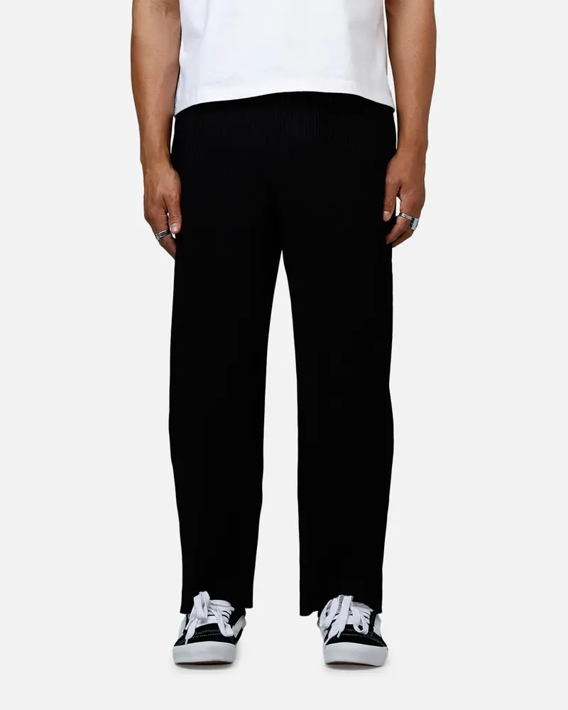 Banx Signature Pleated Pants Black 1
