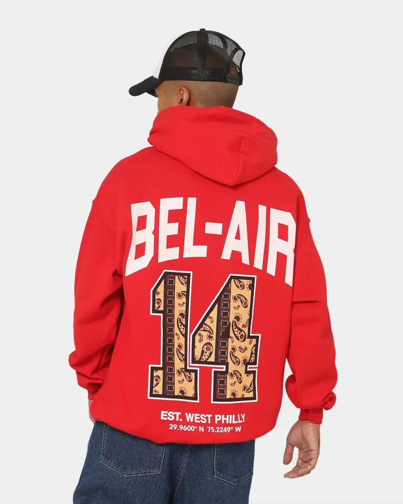 Bel Air Bel-Air 14 Hoodie Red 1