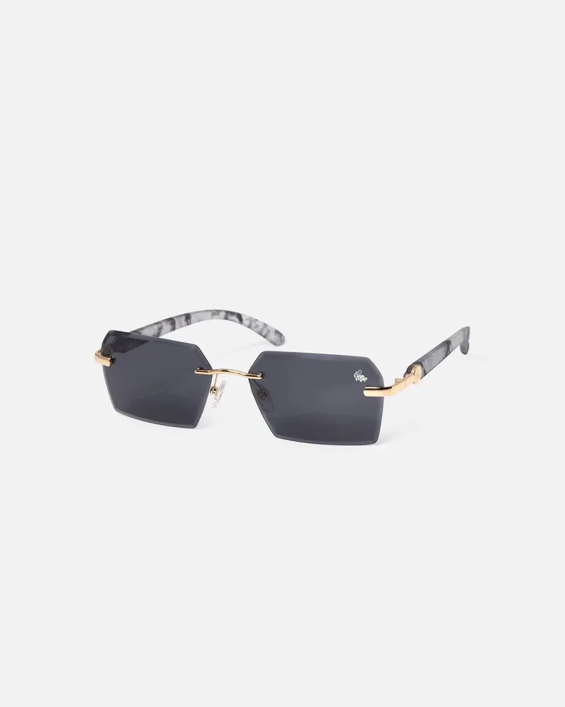Belvoir & Co Kennedy Sunglasses Black/Gold 1