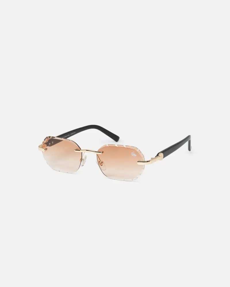 Belvoir & Co Willow Diamond Cut Sunglasses Tea/Black 1