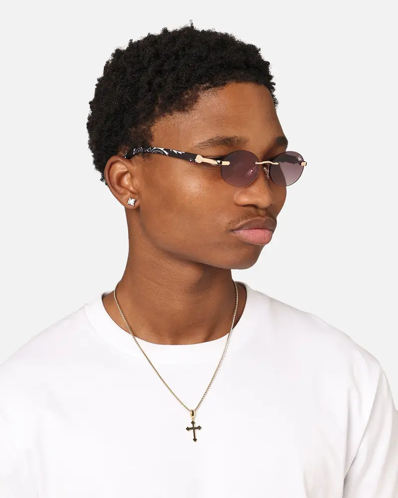 Belvoir & Co X Culture Kings Sancho Sunglasses Smoke/Gold/Black 1