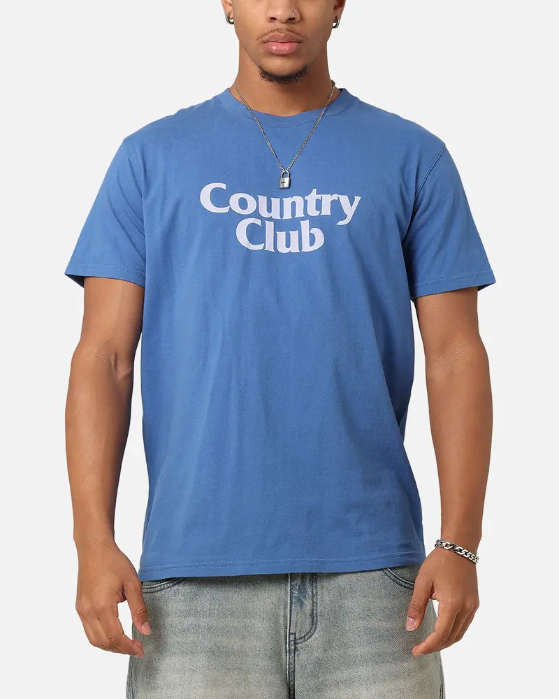 Birds Of Condor Country Club T-Shirt Blue 1