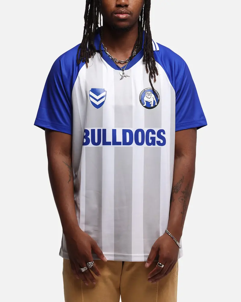 Bleacher Athletic Canterbury-Bankstown Bulldogs Nrl 1908 Collared T-Shirt Official Team Colour 1
